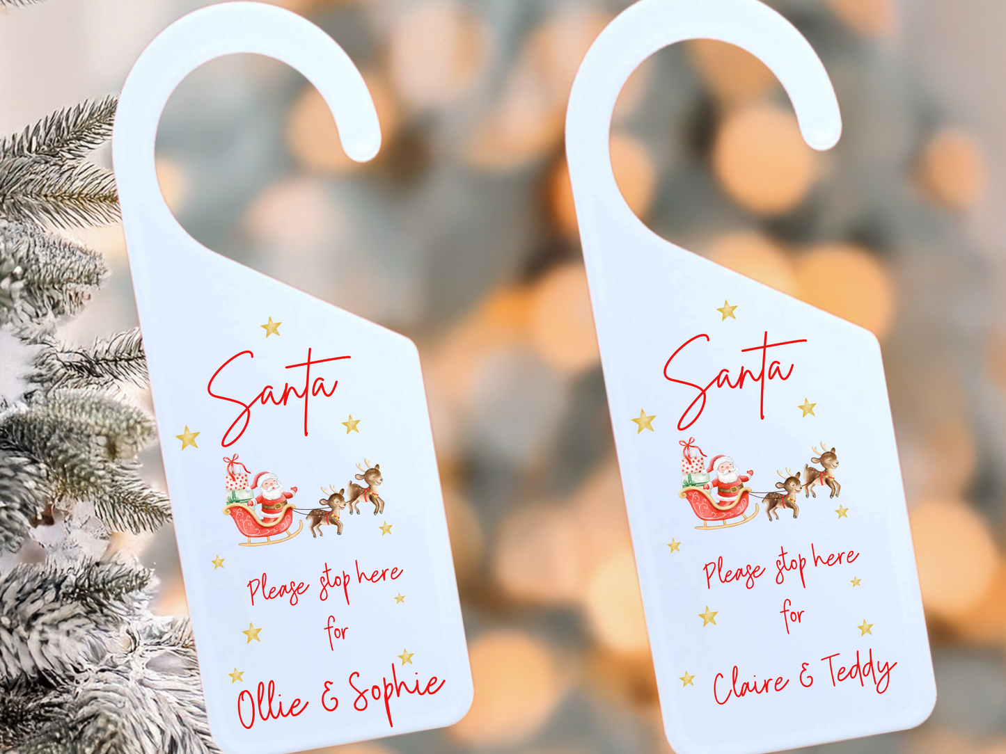 Santa Please Stop Here Sign