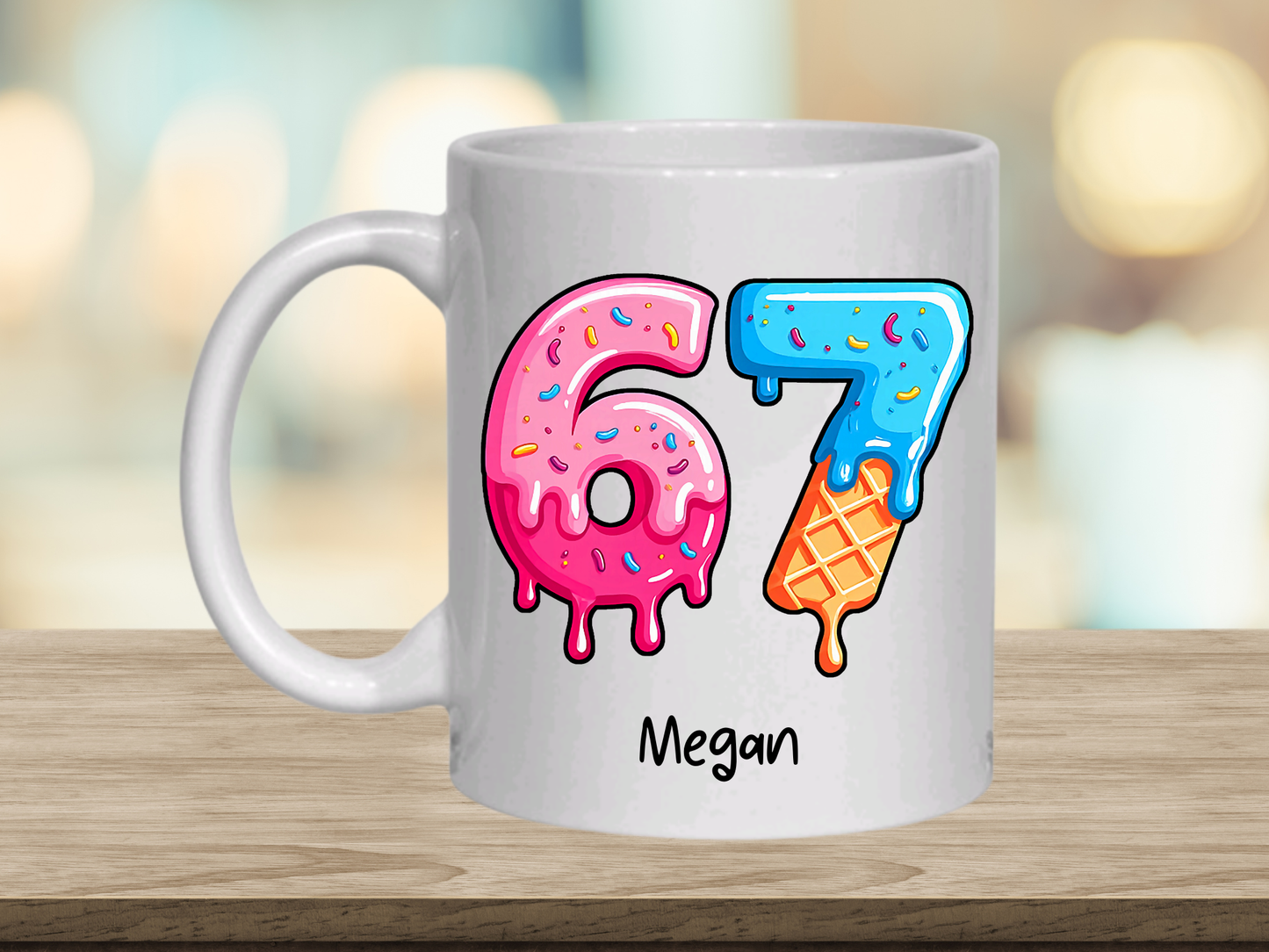 Personalised 67 Mug