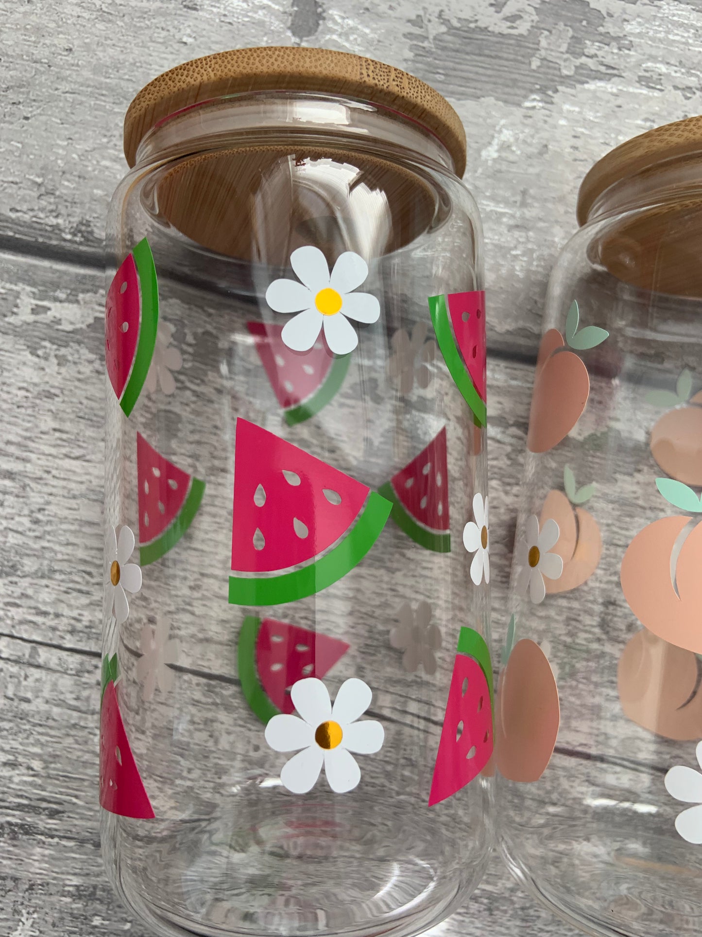 The Fruit Collection Glass Cups 16oz