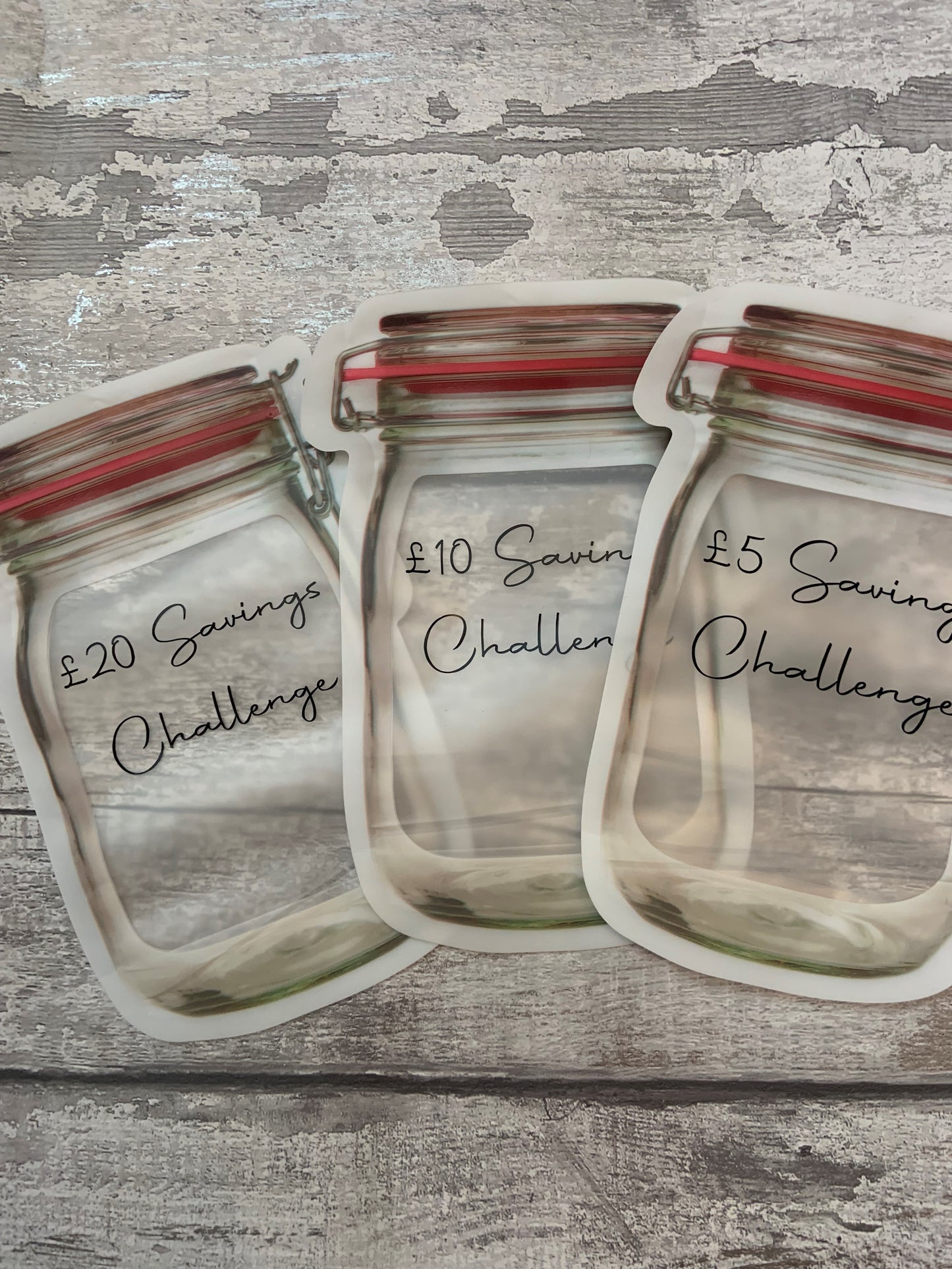 Fold Flat Savings Jar/Savings Challenge/Money Challenge/20 Challenge/10 Challenge/5 Challenge/Note Challenge