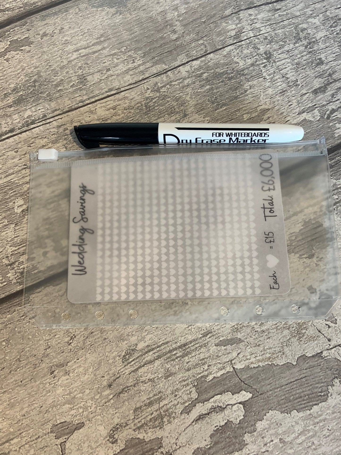 Wedding Savings Challenge Sheet