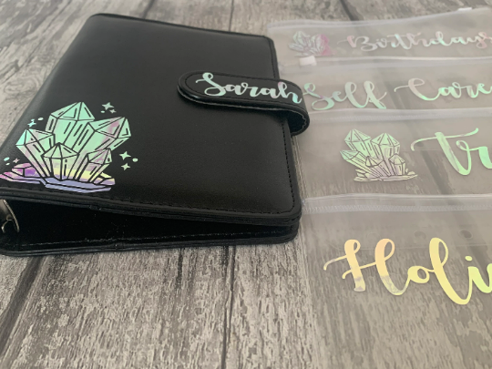 Crystal Budget Binder -Personalised Savings Binder
