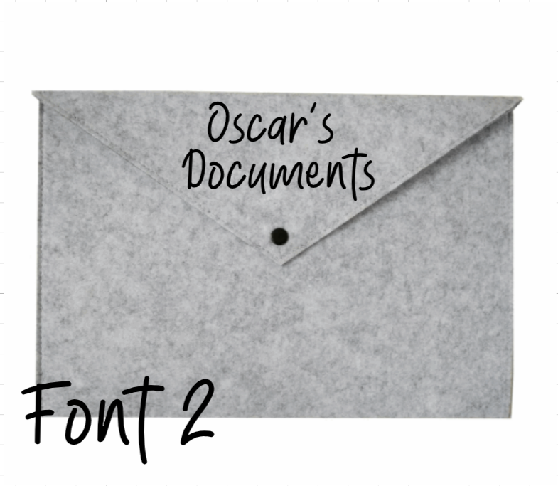A4 Felt Document Holder