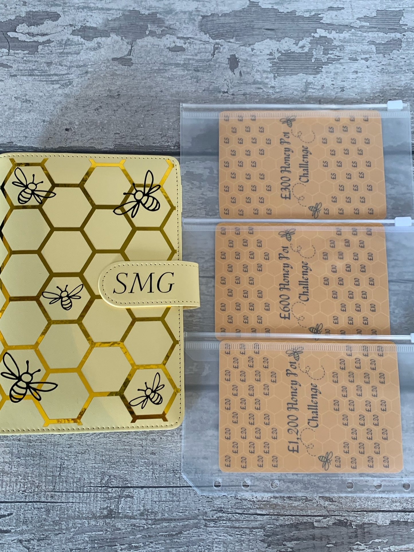 Bee Themed Budget Binder-Cash Stuffing Binder