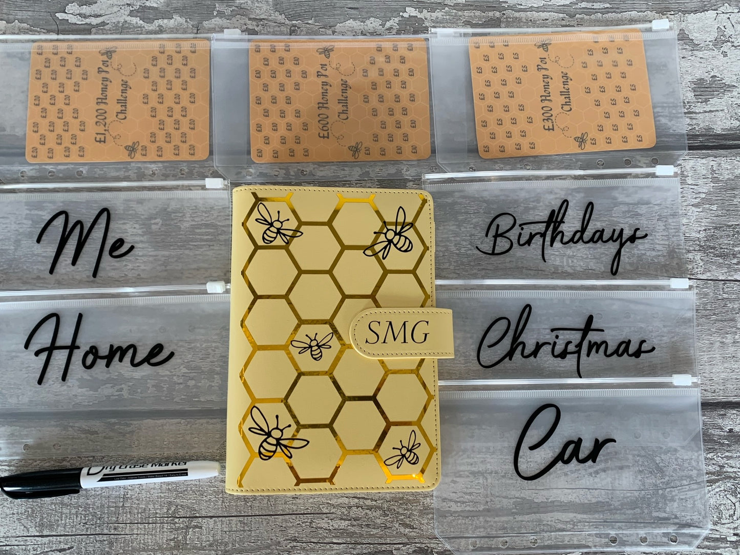 Bee Themed Budget Binder-Cash Stuffing Binder