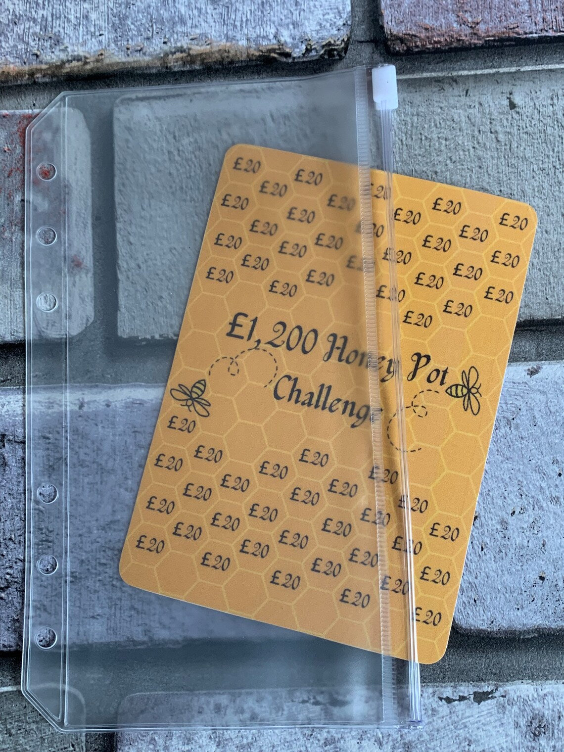Bee Themed Savings Challenge Sheets