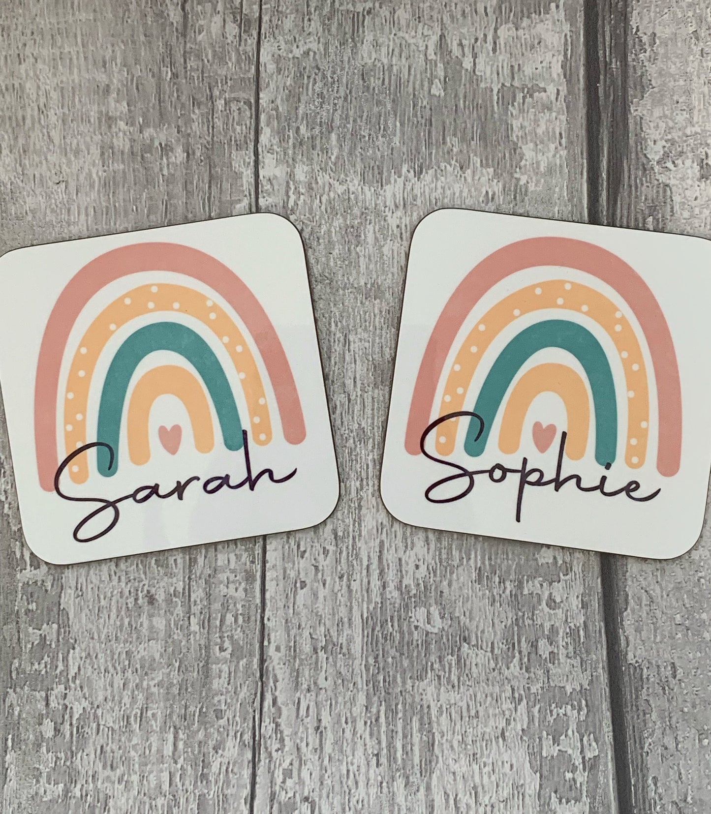 Personalised Rainbow Design Name Mug 110z