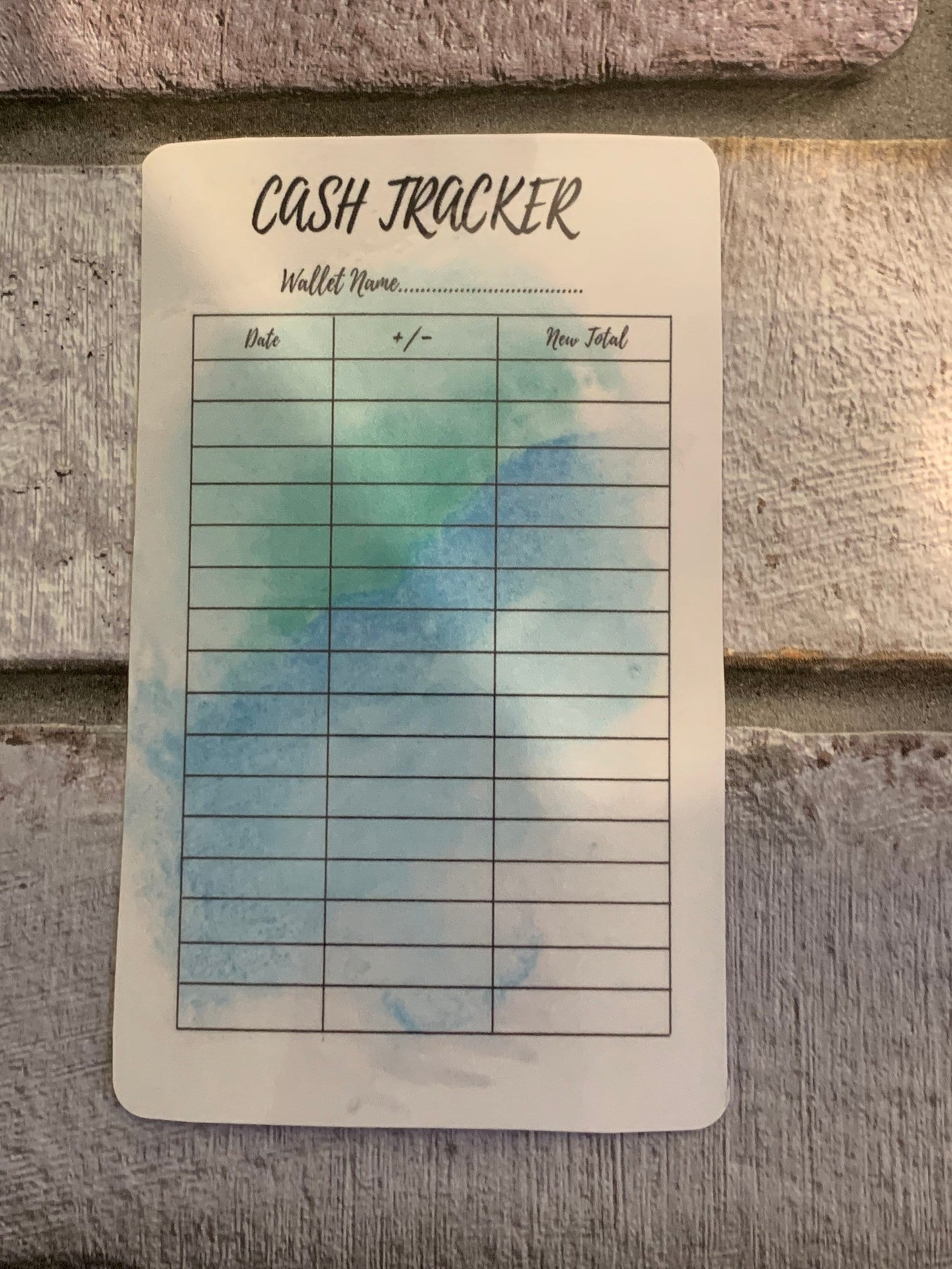 Budget Binder Cash Trackers Pack of 5