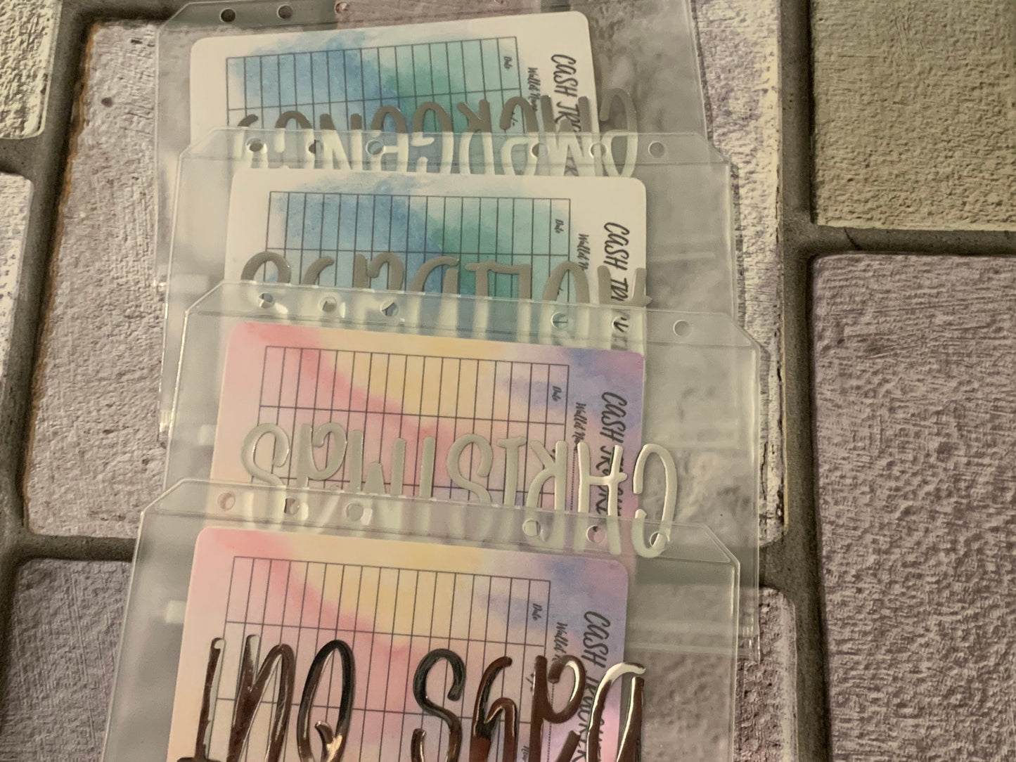Budget Binder Cash Trackers Pack of 5