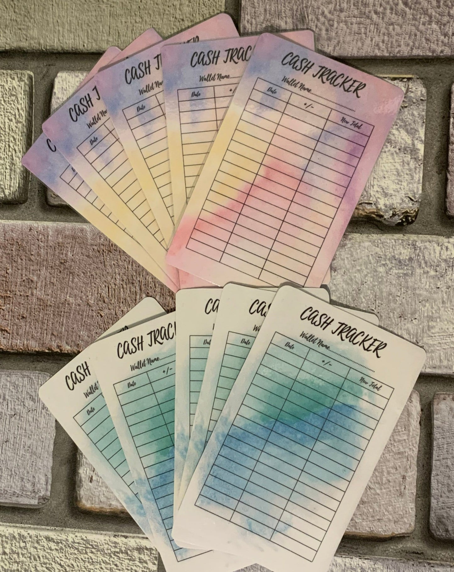 Budget Binder Cash Trackers Pack of 5