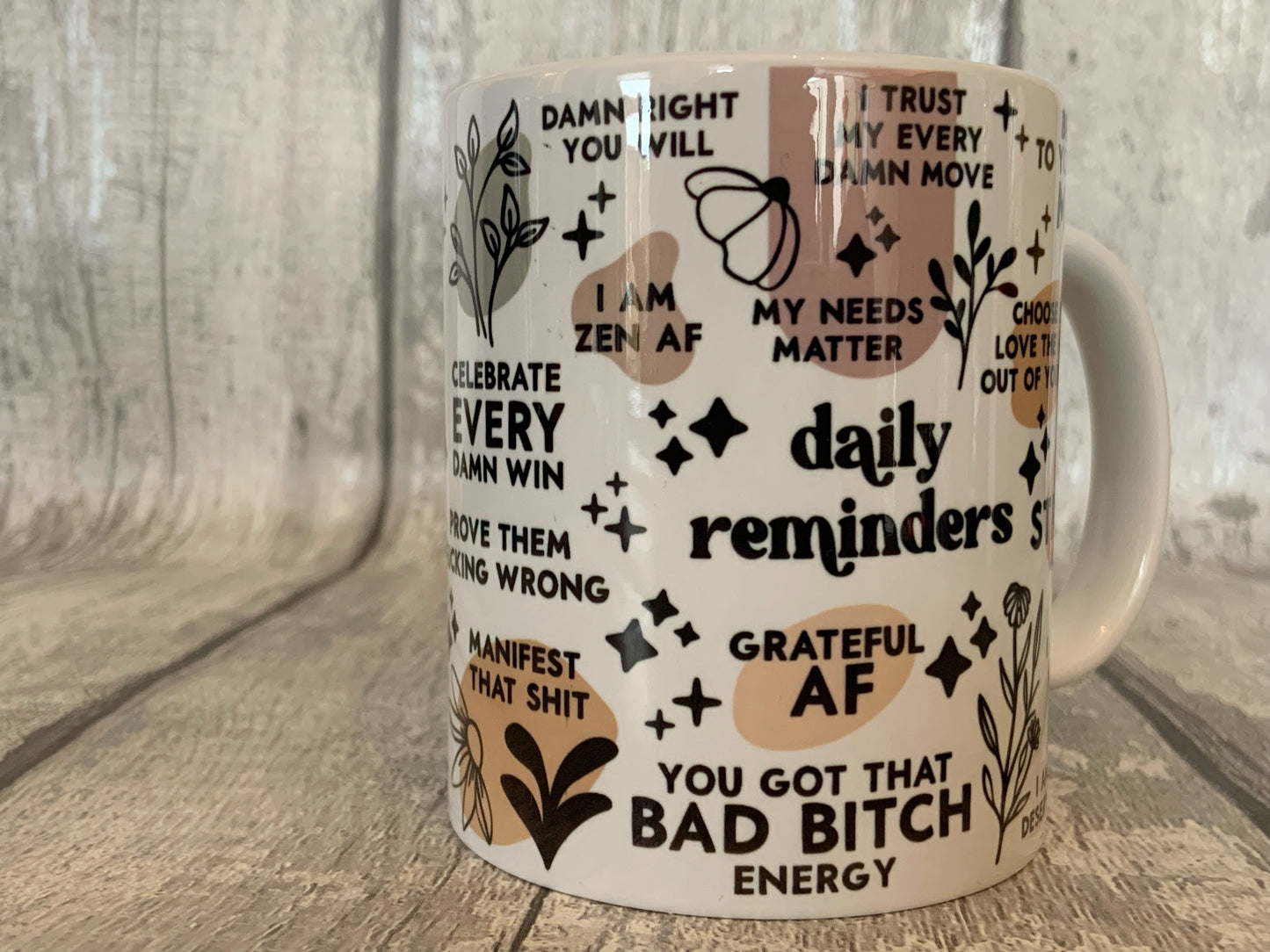 Sweary Daily Reminders Mug
