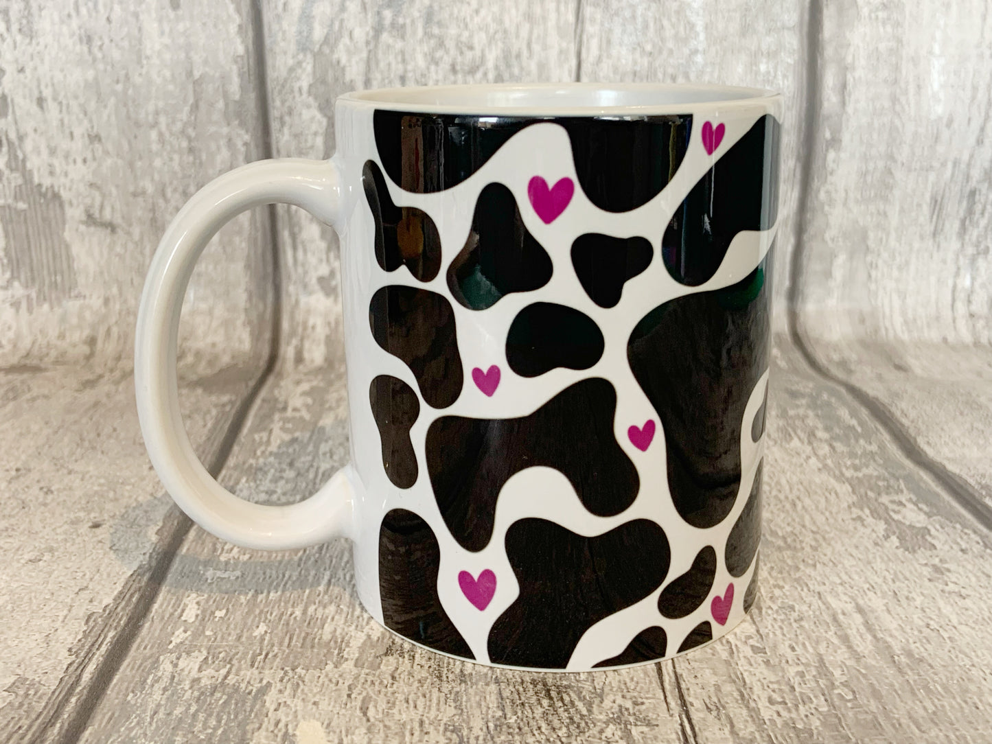 Moody B*tch Cow Print Mug