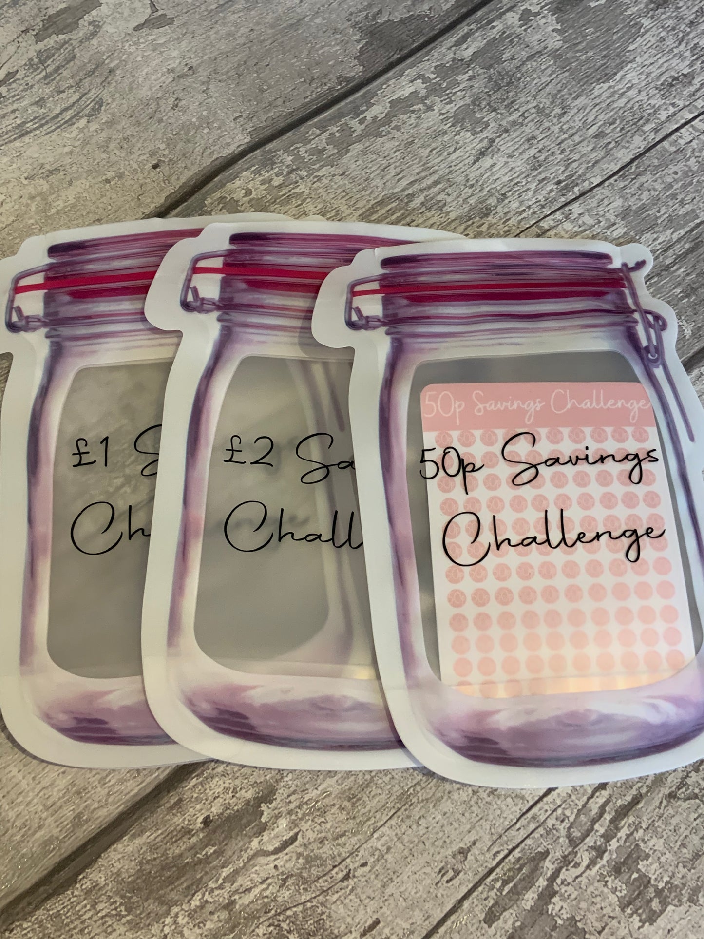 Fold Flat Savings Jar/Savings Challenge