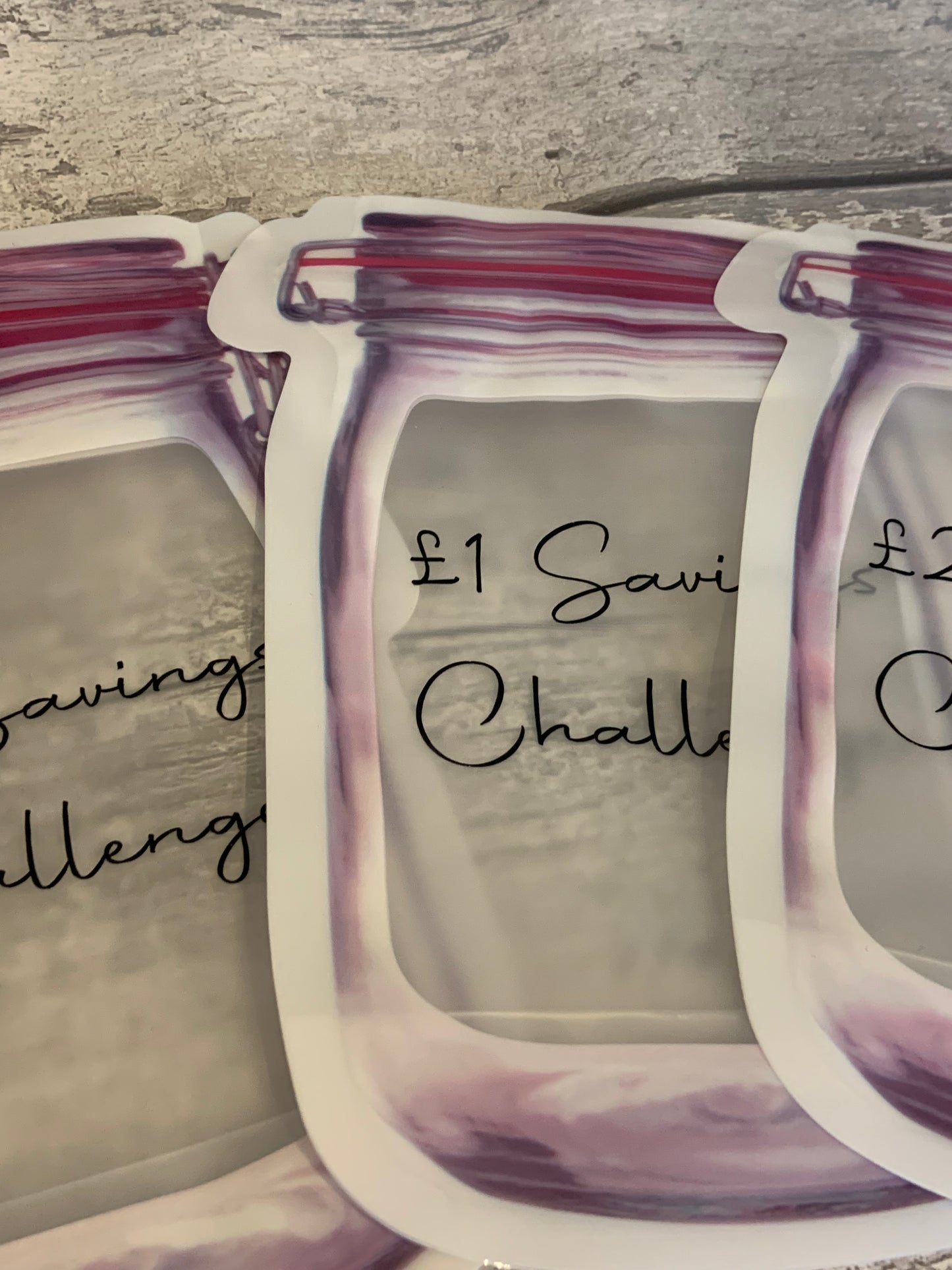 Fold Flat Savings Jar/Savings Challenge