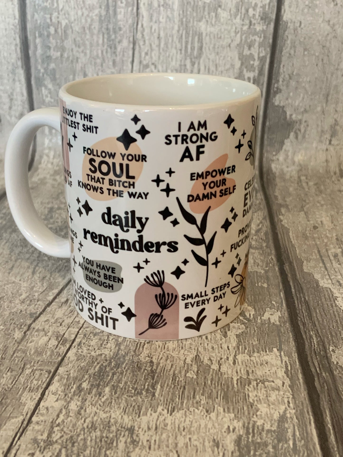 Sweary Daily Reminders Mug