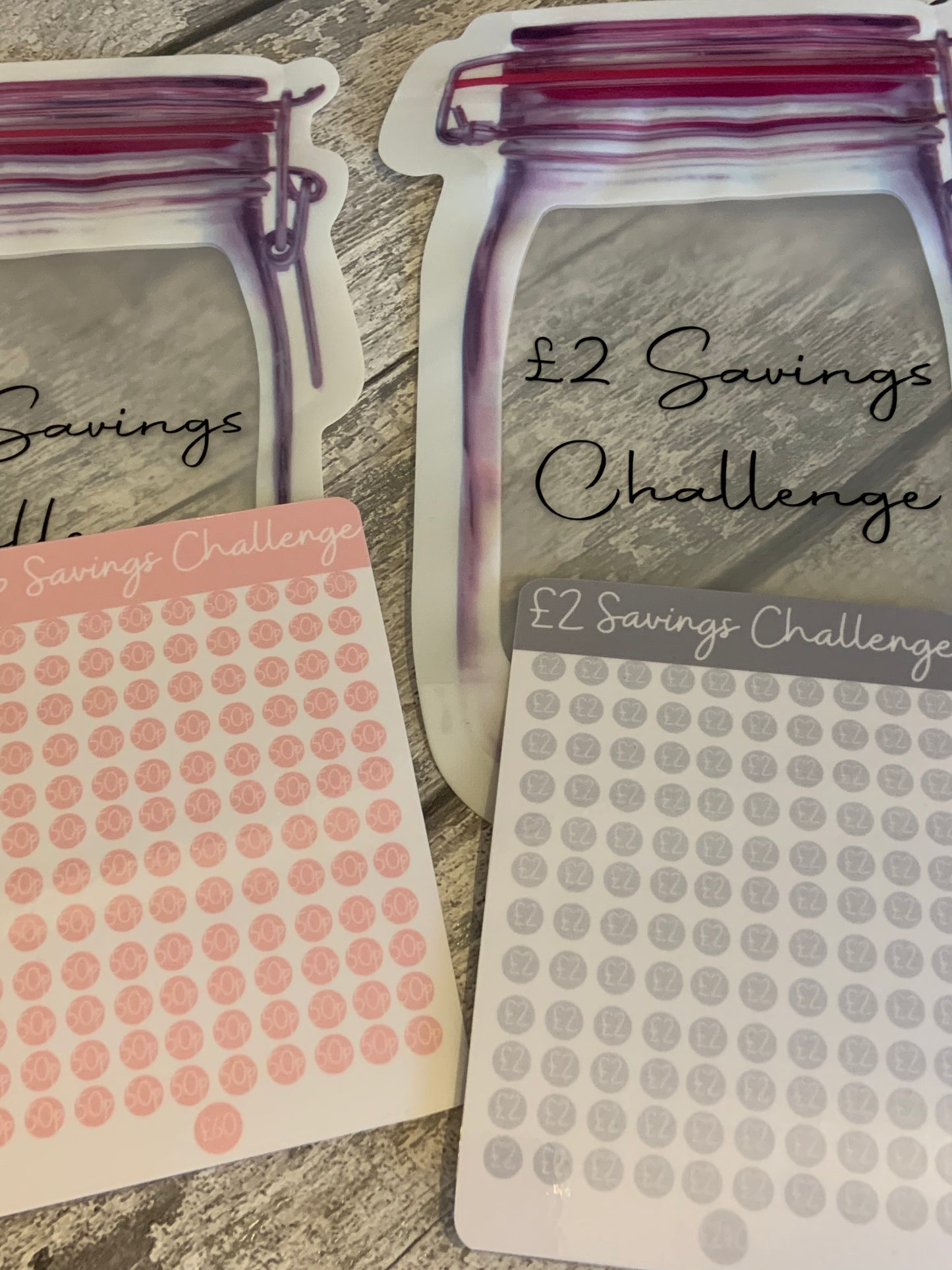 Fold Flat Savings Jar/Savings Challenge