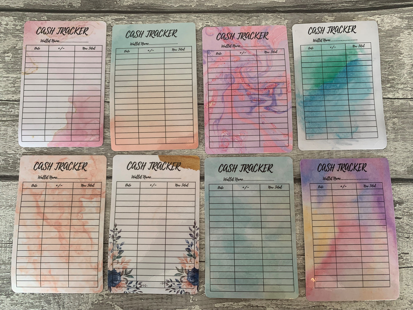 Budget Binder Cash Trackers Pack of 5