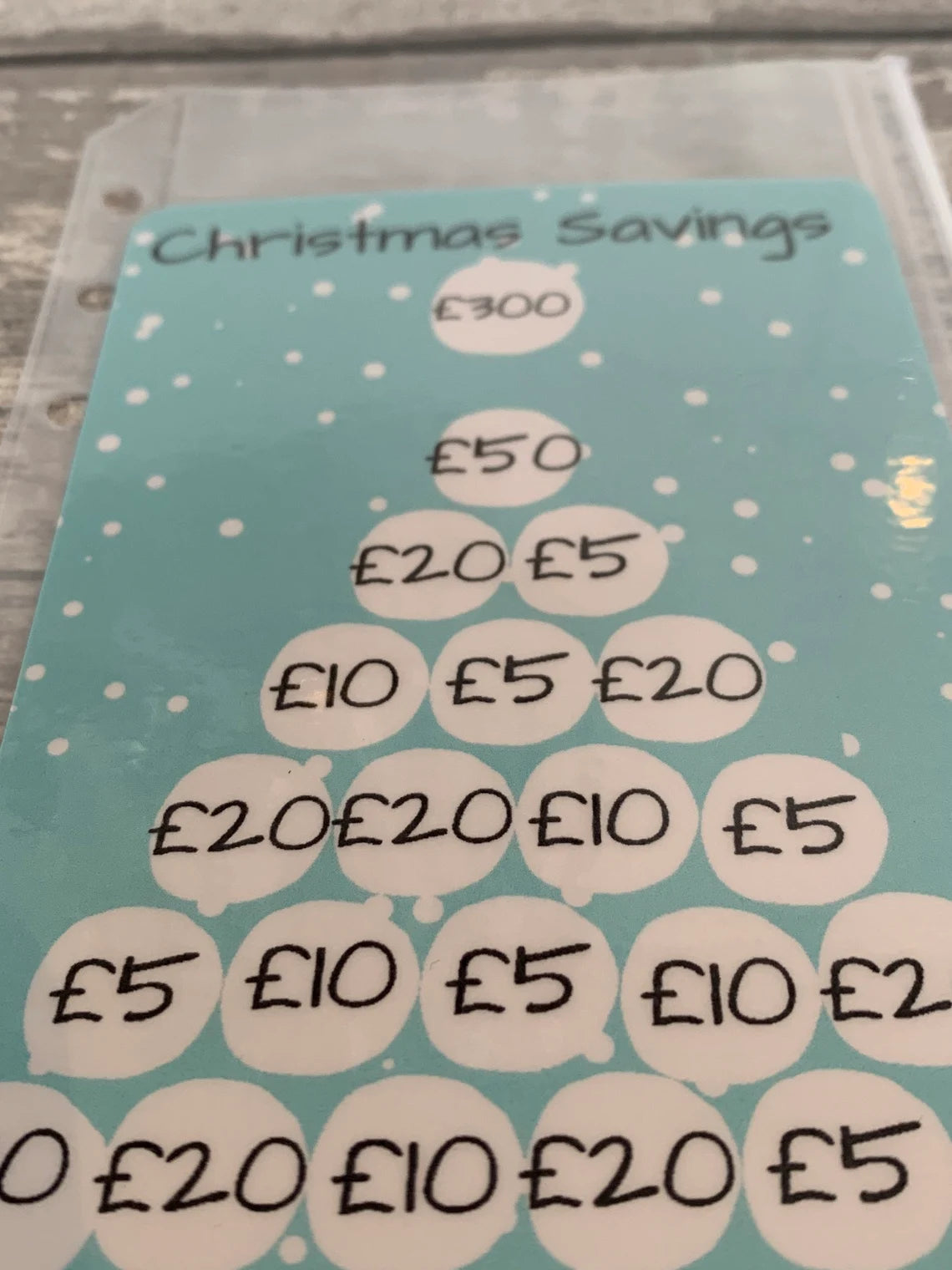 Christmas Savings Challenge - Save £300 or £500