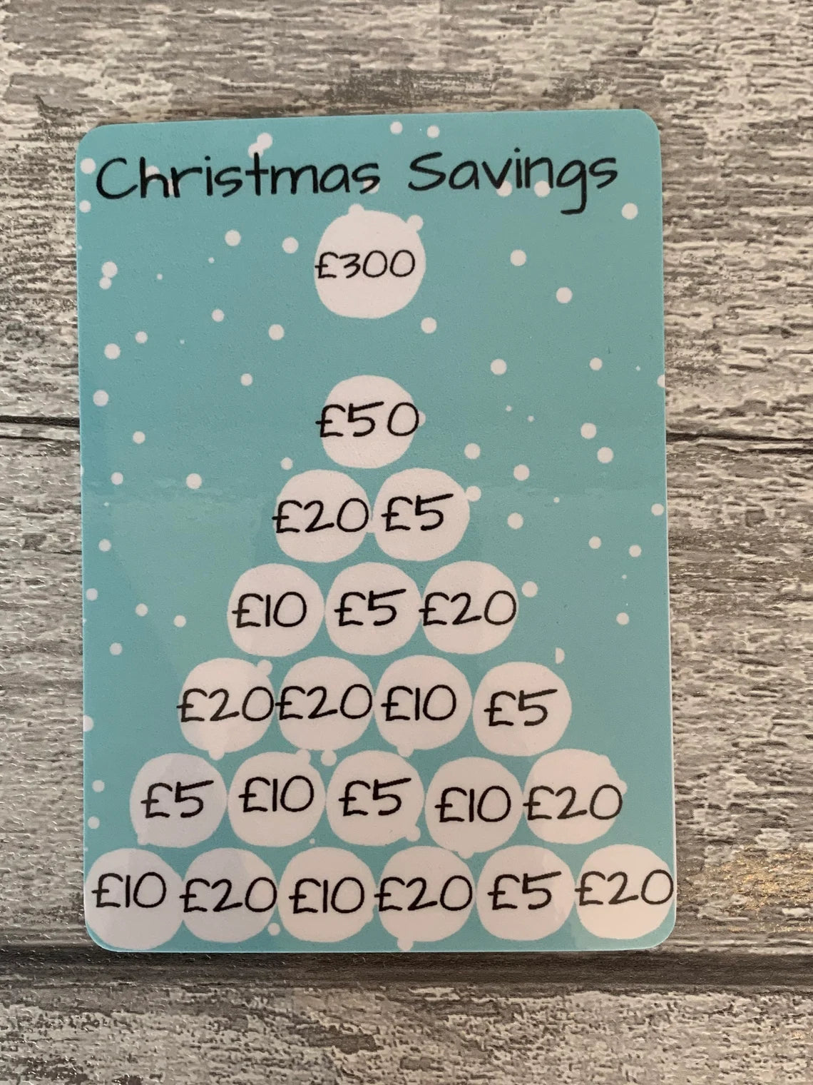 Christmas Savings Challenge - Save £300 or £500