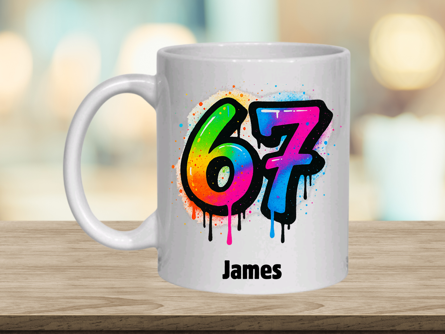 Personalised 67 Mug