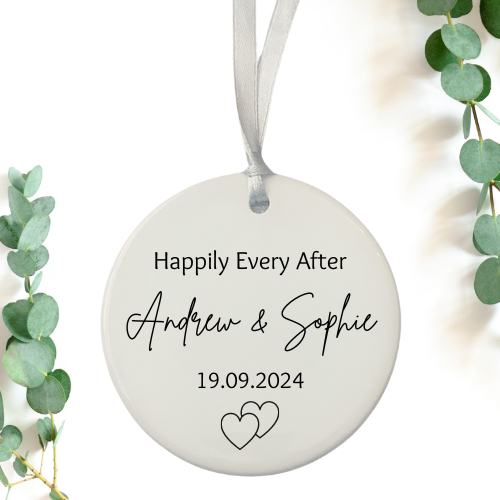 Happily Ever After Wedding Date Keepsake