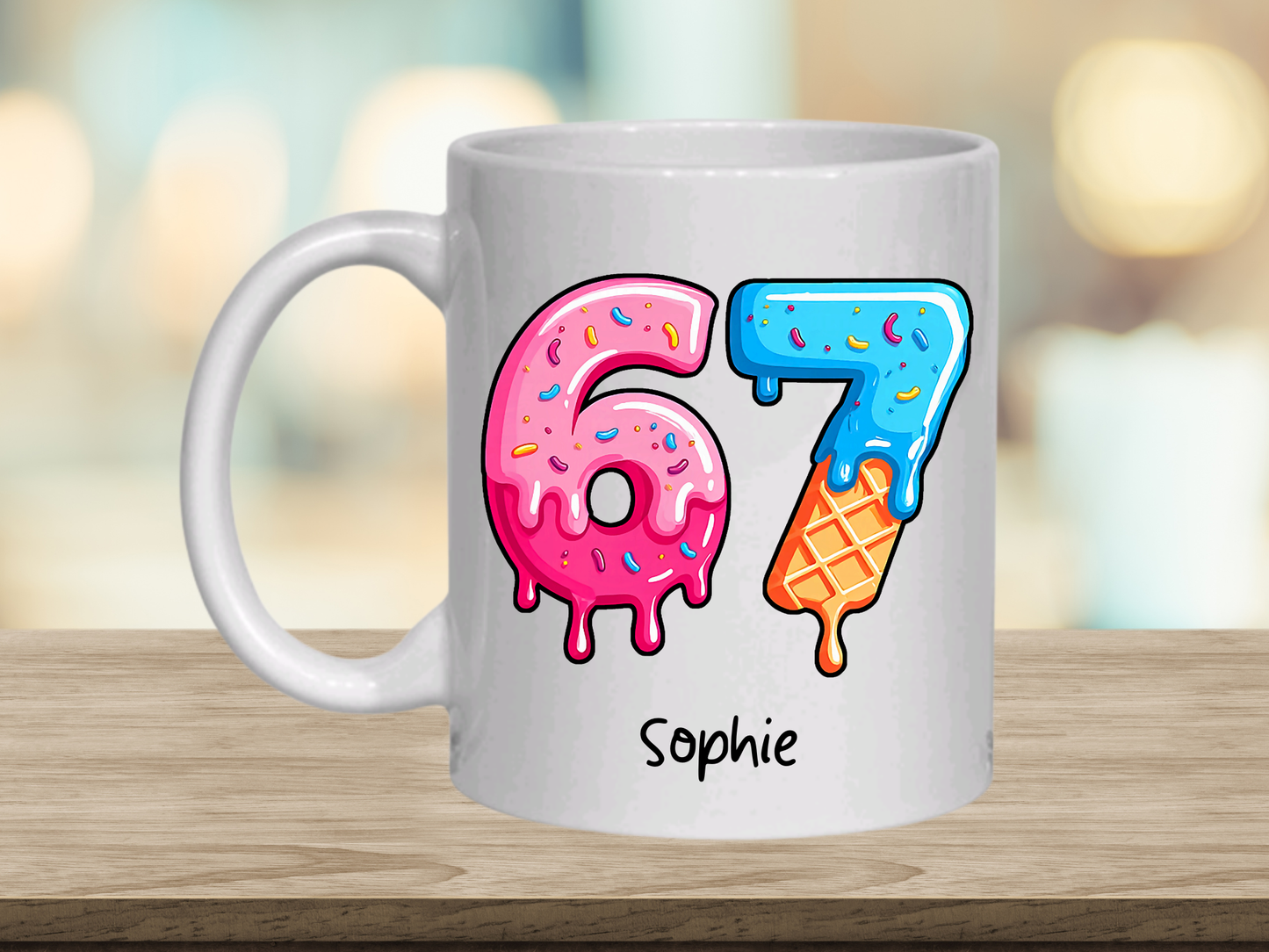 Personalised 67 Mug
