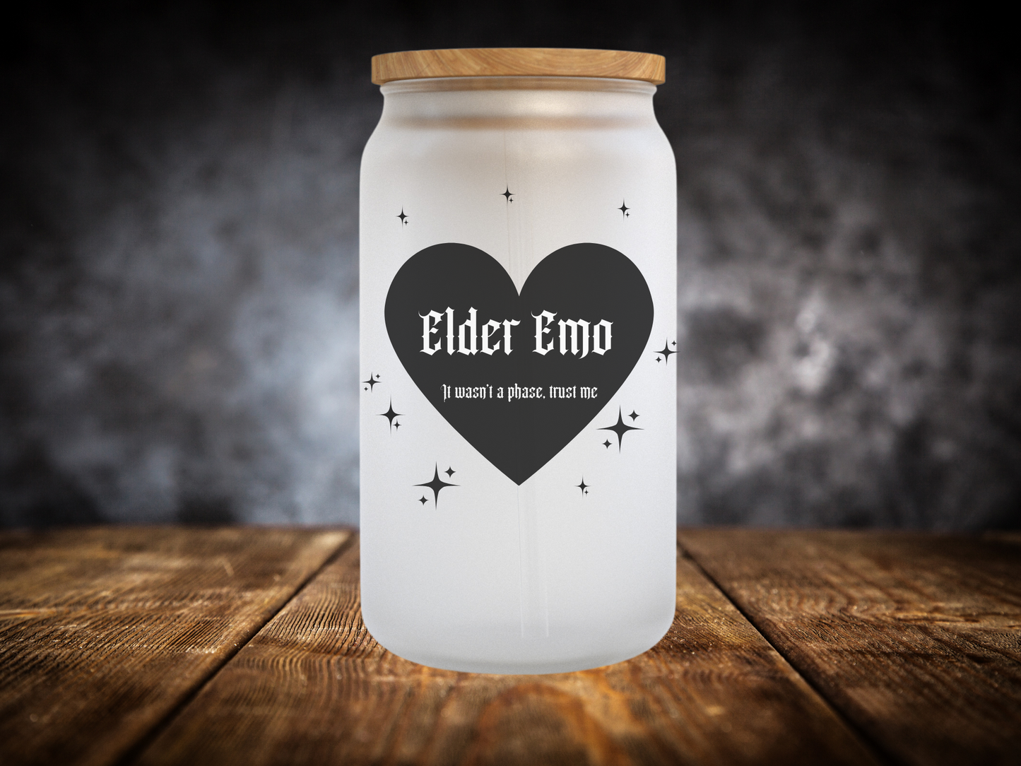 Elder Emo Glass Can 16oz