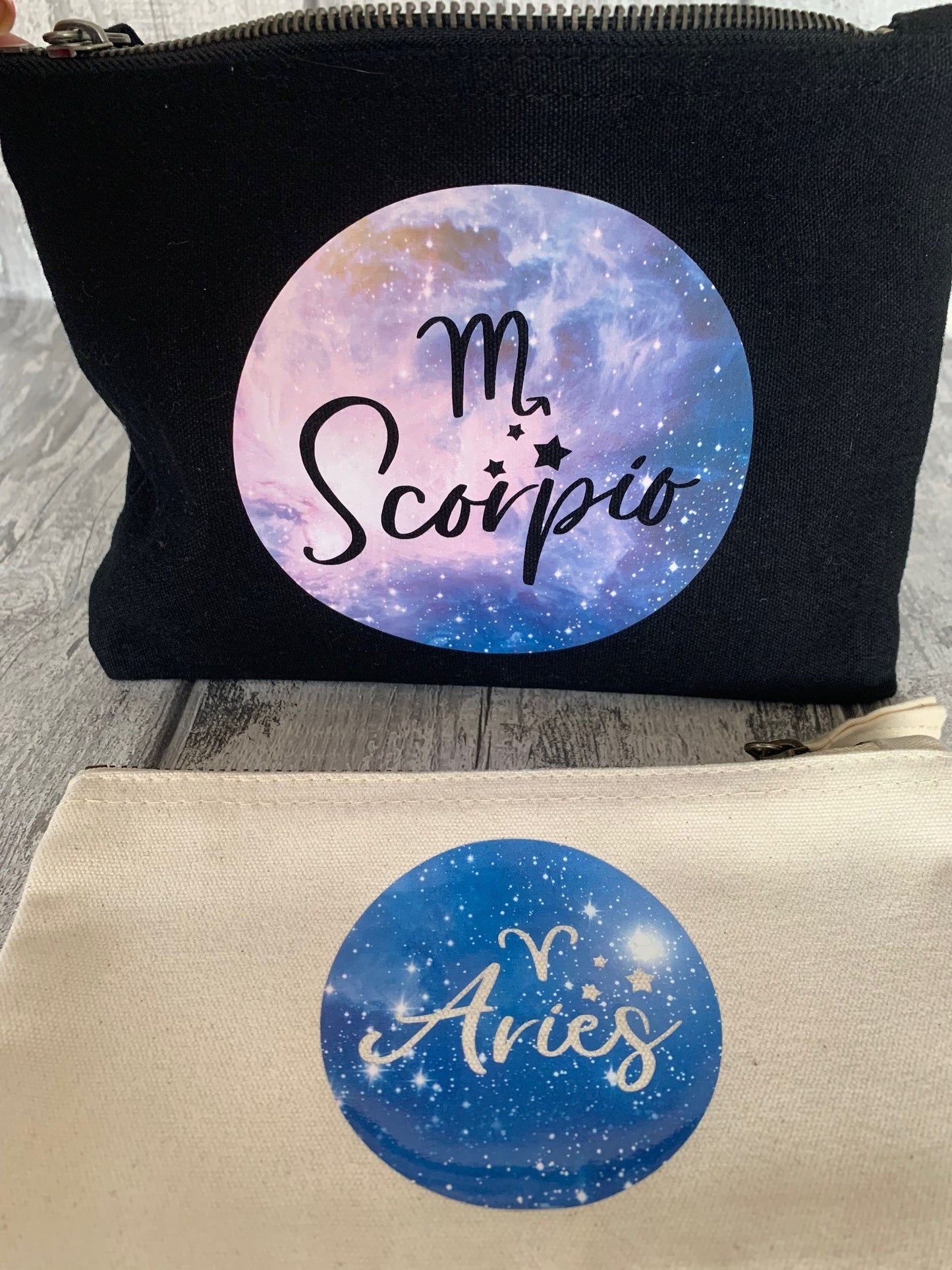 Zodiac Star Sign Make Up/Accessory Bag