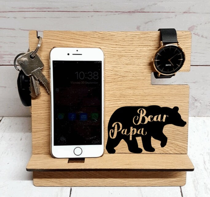 Personalised Dad Phone Accessory Stand