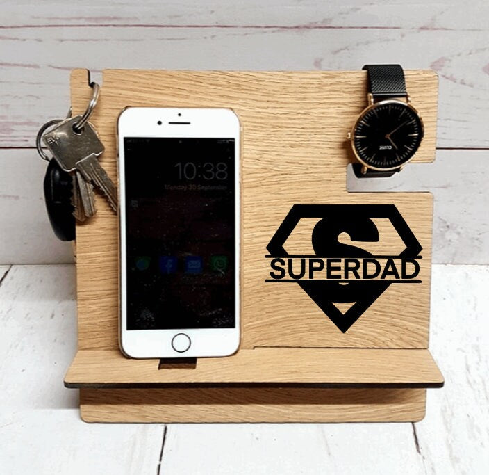 Personalised Dad Phone Accessory Stand