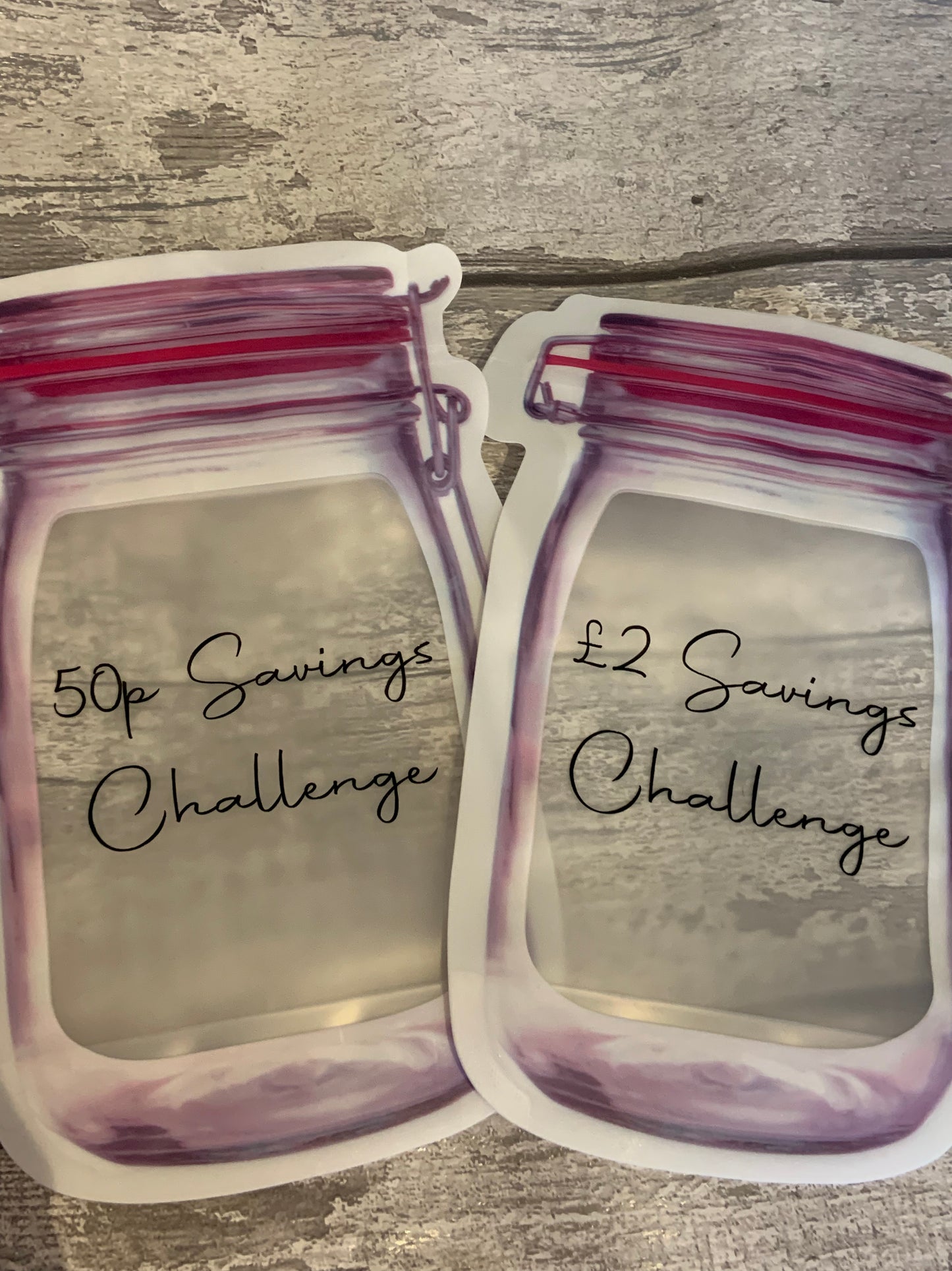 Fold Flat Savings Jar/Savings Challenge