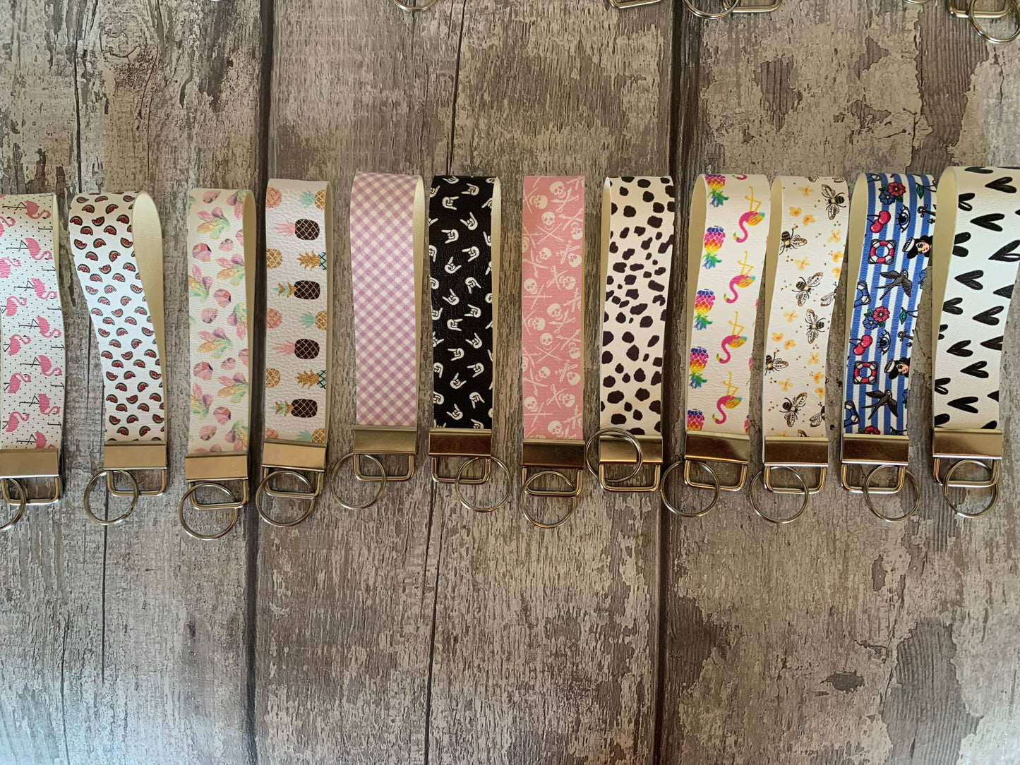 Keyring Wristlets - Leatherette Keyring