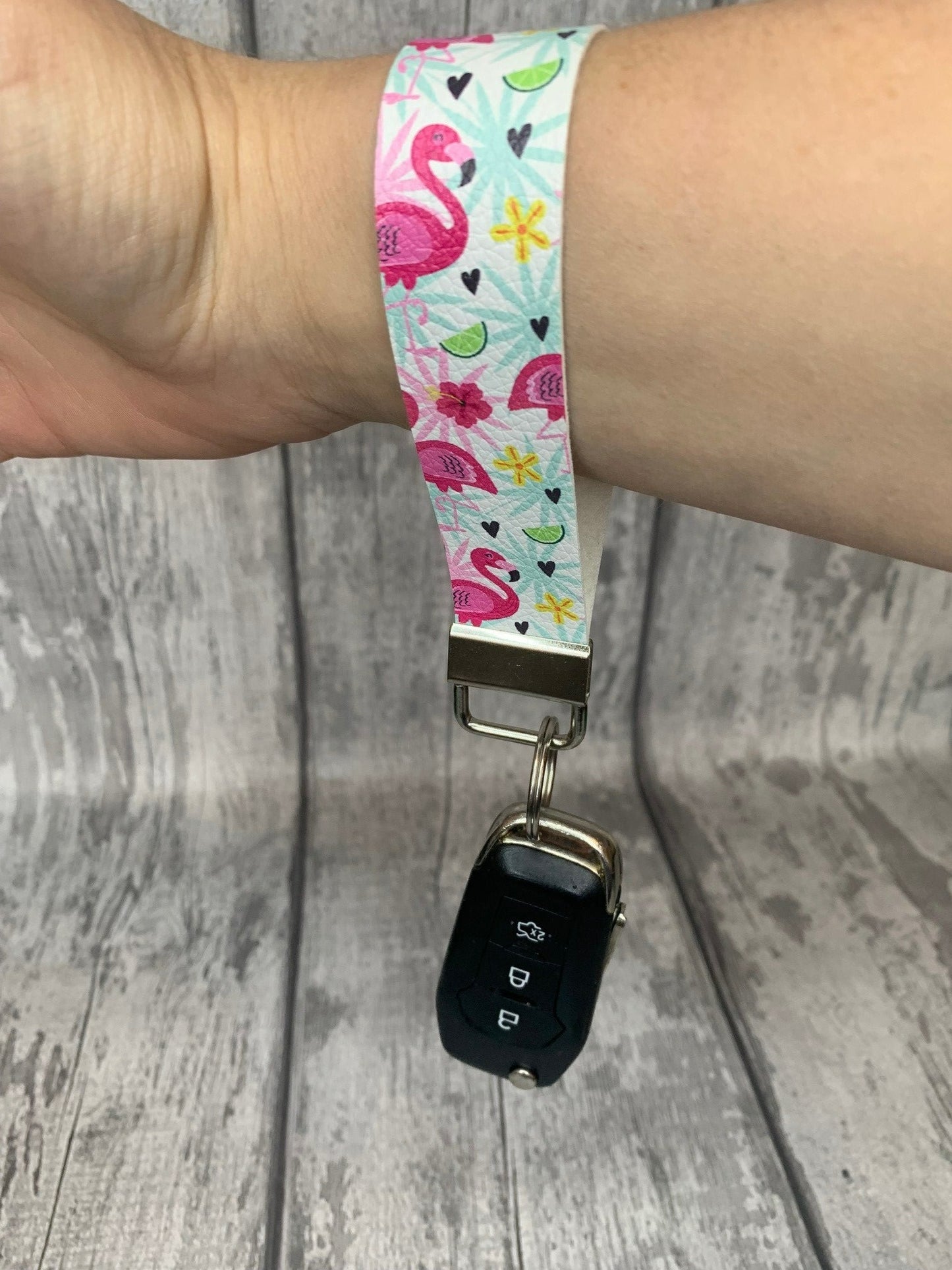 Keyring Wristlets - Leatherette Keyring