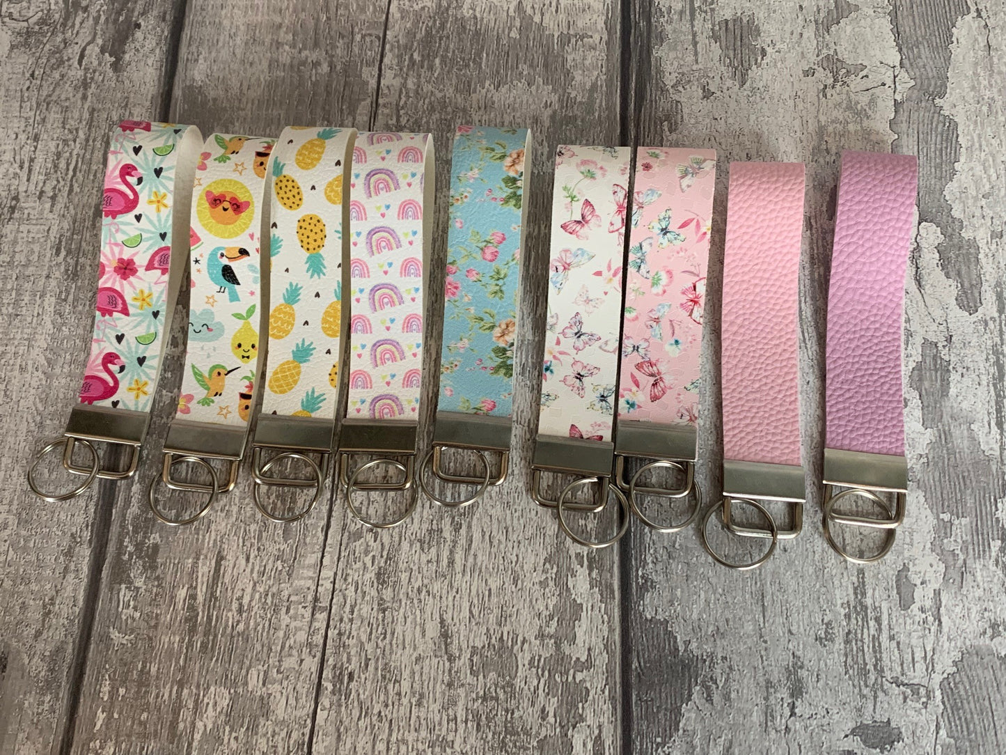 Keyring Wristlets - Leatherette Keyring