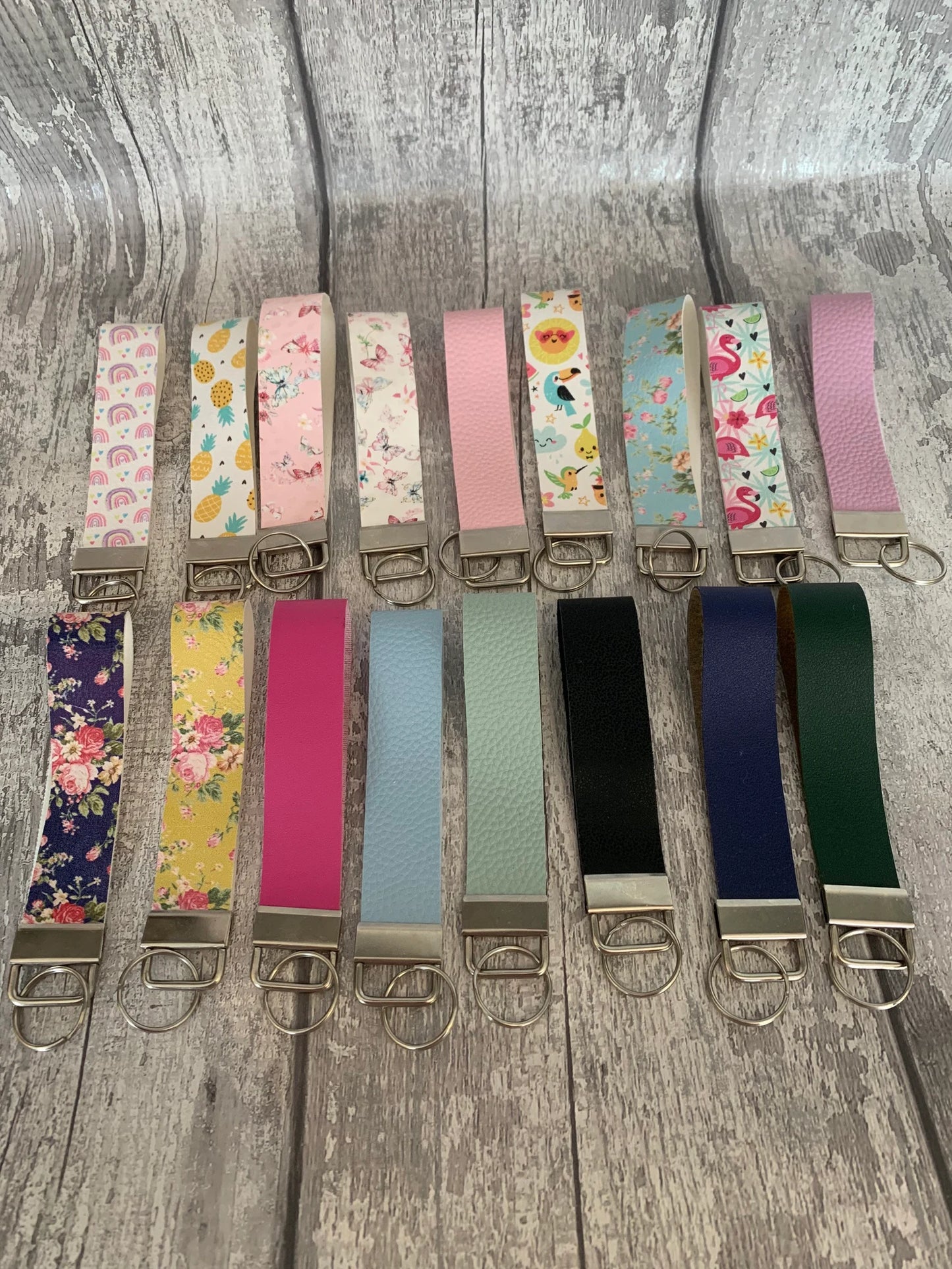 Keyring Wristlets - Leatherette Keyring