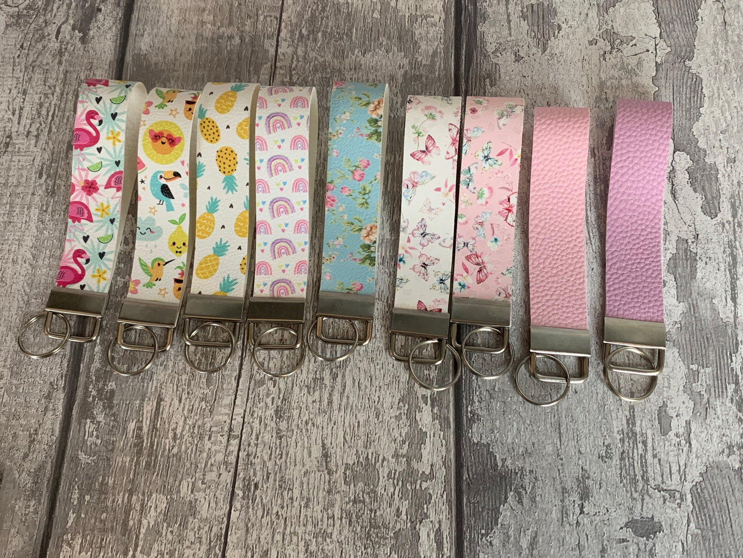 Keyring Wristlets - Leatherette Keyring