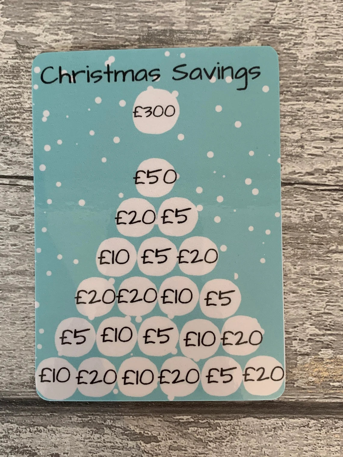 Christmas Savings Challenge - Save £300 or £500 – Madebysarah-mary